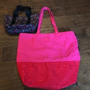 Victoria’s Secret Tote Bundle, Large and small EUC